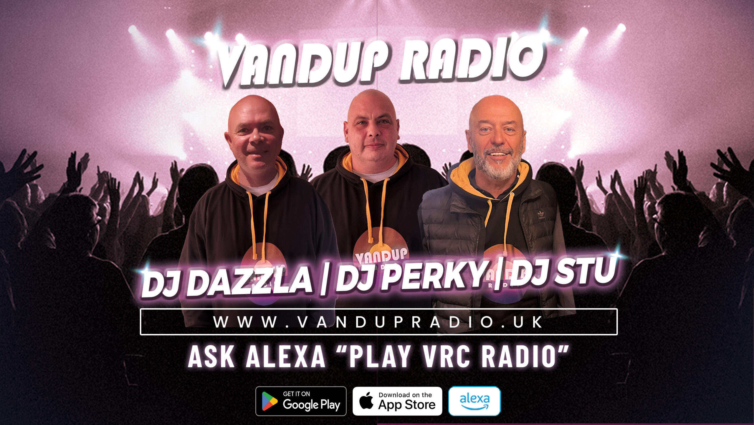 Get ready to party with us this evening on VANDUP Radio!